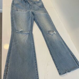 American Eagle AE 8 Extra Short High Rise Next Level Stretch Kick Boot Jeans